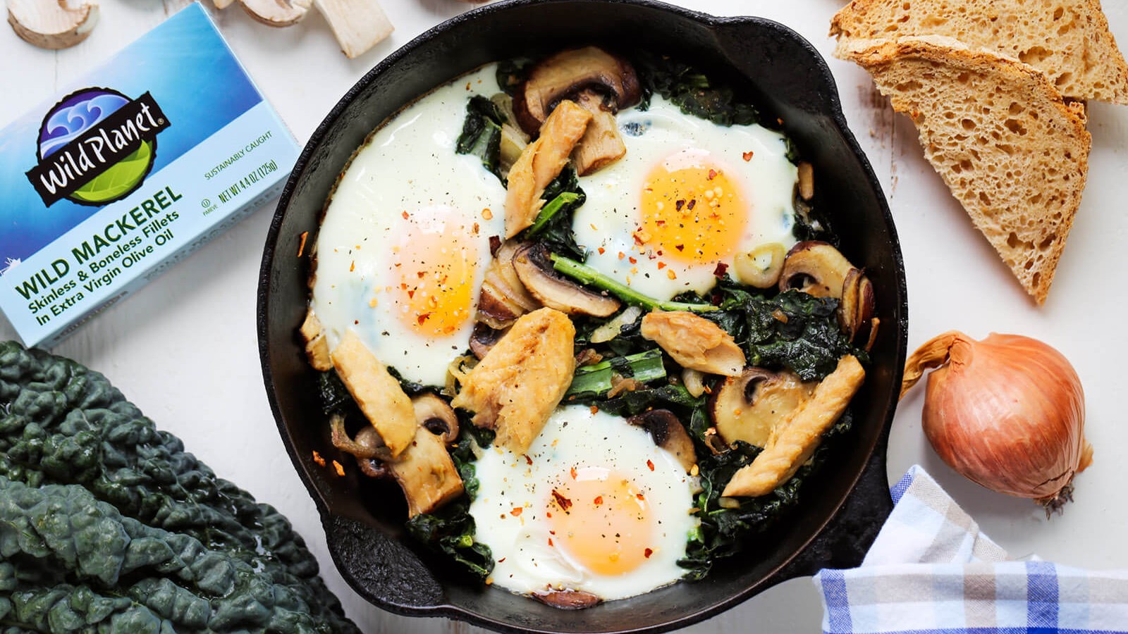 Image of Mackerel Baked Eggs