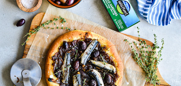 Pissaladière with Sardines