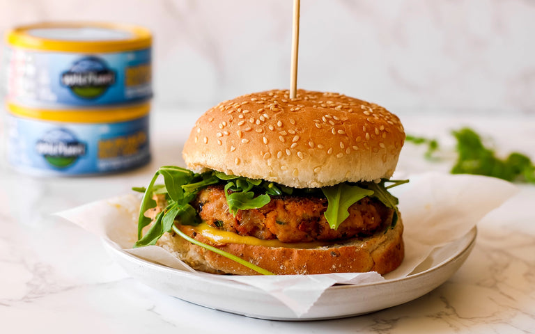 Photo of Tahini Dijon Tuna Burgers