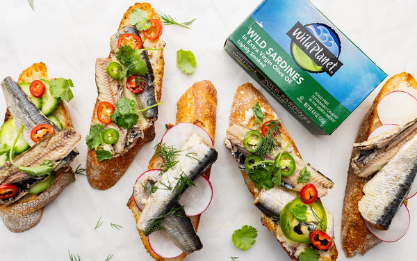 Marinated Sardines on Toast
