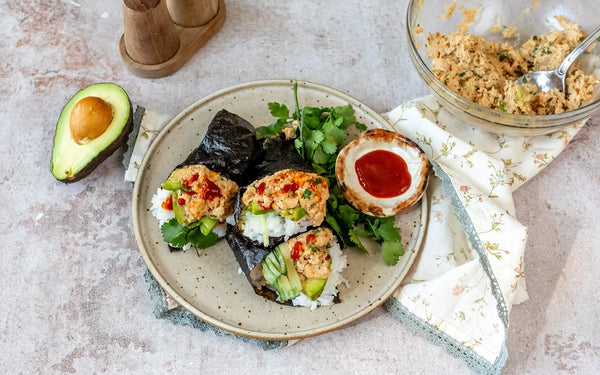 Teriyaki Salmon Hand Rolls