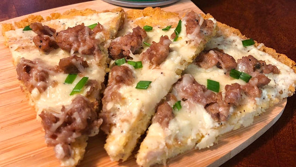 Keto-Friendly Chicken Crust Pizza