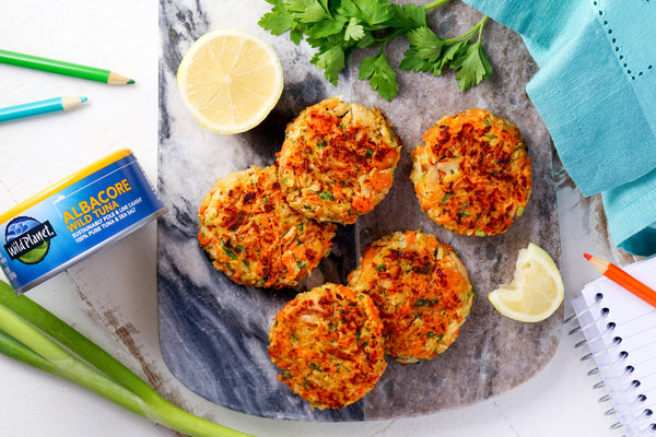 Mini Tuna Sweet Potato Cakes