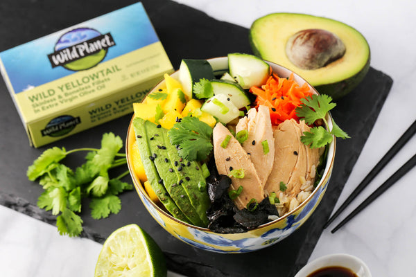Poke-Style Yellowtail Bowl
