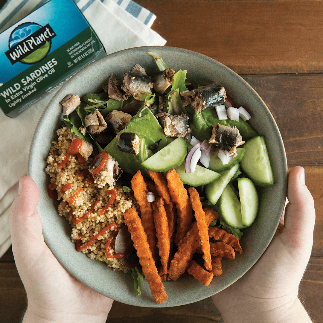 wild sardine salad