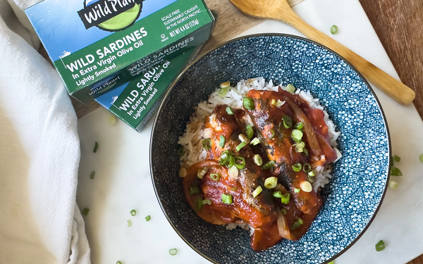 Sardines in Tomato Sauce over Rice