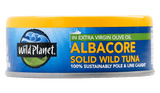 Albacore Solid Wild Tuna In Extra Virgin Olive Oil side of can