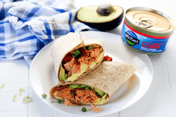 Salmon Breakfast Wrap