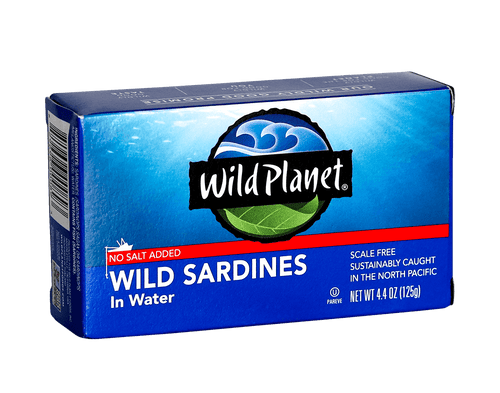 Wild Sardines In Water No Salt Added