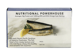 Sardines in Water No Salt Added back panel