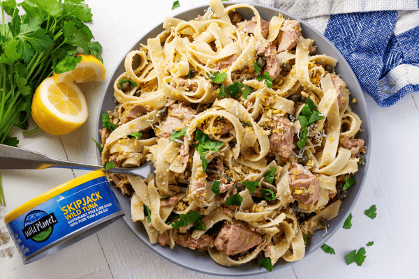 Zesty Lemon and Tuna Pasta